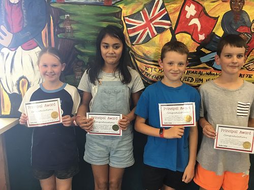 Week 7 Principal Awards: Ava, Dallas, Tyler and Max