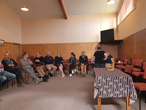 Gathering at the Rural Chaplaincy Information day in Winton