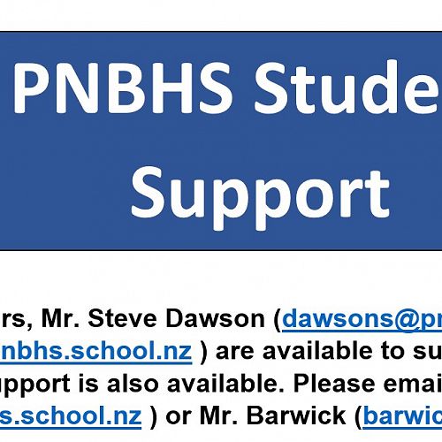 Student Support Contact Details
