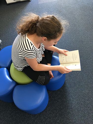 A quiet spot in the library...