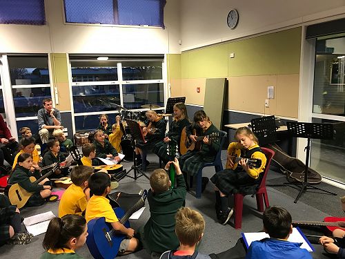 Performing at the Soiree evening.