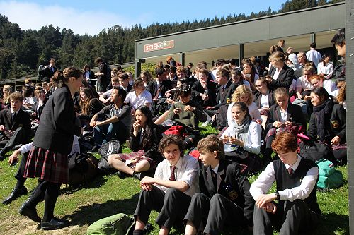 Outdoor Music Concert and Market Stalls