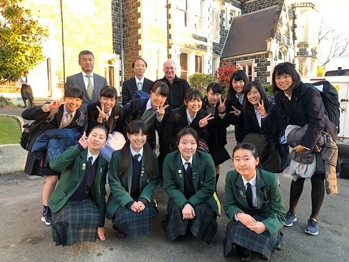 Hibiya High School visit