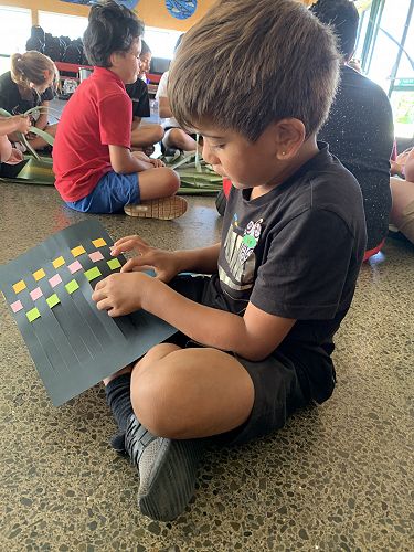 Kit Day Marae weaving Nake