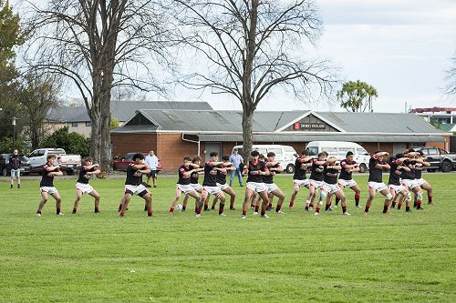 Challenge is set: The First XV's haka mirrored the intensity of the match.