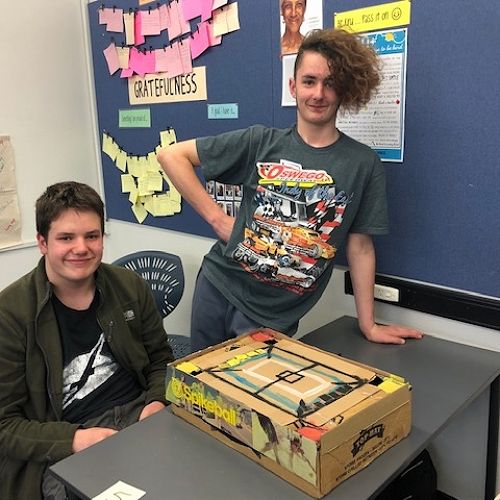 Aedyn Hitchcox and James McCallum