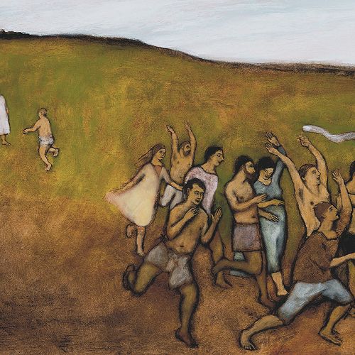 "Ten Lepers Healed" By Brian Kershisnik © www.kershisnik.com