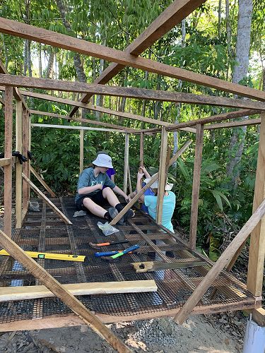 Chicken coop made from scratch