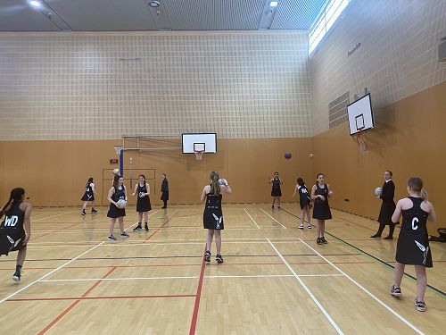 Columba Green preparing for their game