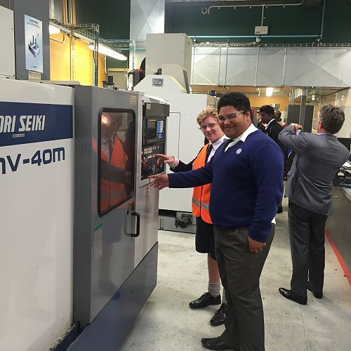 Dieter Nifo and Harry Milligan at CPIT Have a Go Day