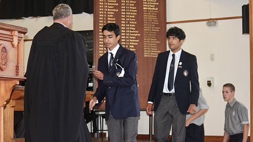 Presentation of Super Eight Academic Badges