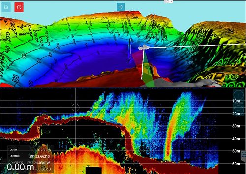 WASSP Multibeam: Surveying Thermal Volcanic Venting, Hunga Caldera Tonga