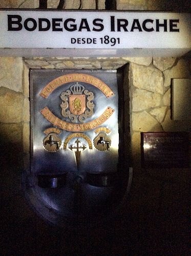 Day 5 Free red wine at the Monasterio de Irache winery