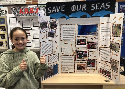 Betty's first prize winning project