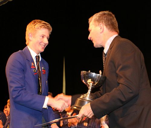 Luke Payne - Bishop Joyce Cup for College Captain