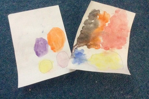 "My favourite thing was the water colours because I could paint. I was proud of all the different colours and patterns." - Myrah 