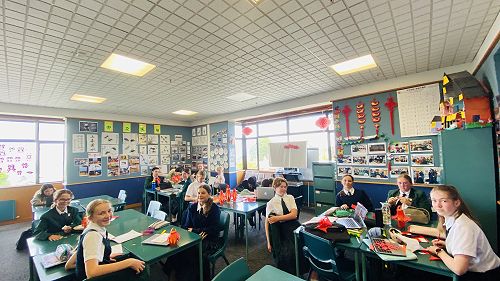 Year 9 Chinese class