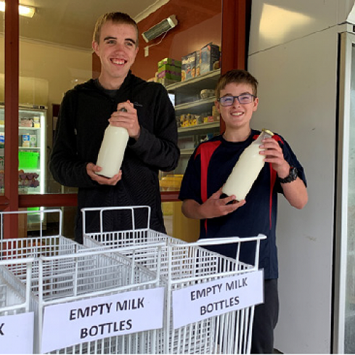 Tihoi is going back to basics with milk bottles