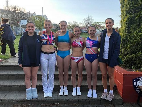 Individual competitors with coaches