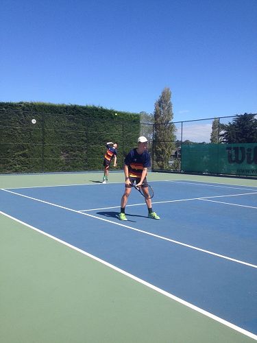 JMC Tennis Team competing at the South Island Secondary Schools Championships, Timaru, 2016