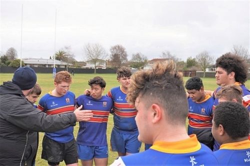 (Game in St Thomas of Canterbury College Rugby Team)