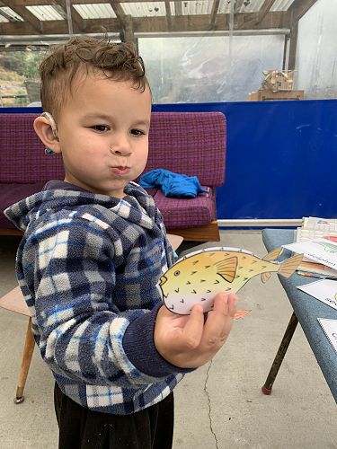 Te Peehi Cashell-Hansen loves sea creatures