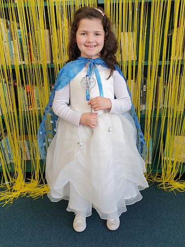 Students enjoying Fictional Character Dress Up Day