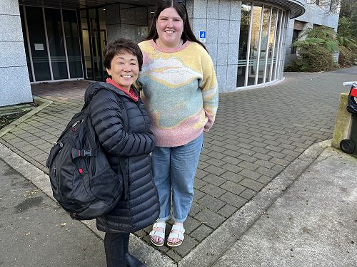 Hayakawa Sensei with ex-student Niamh Guy