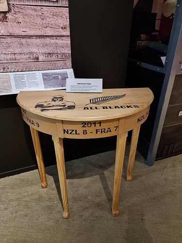Joinery Project on Display at the NZ Rugby Museum