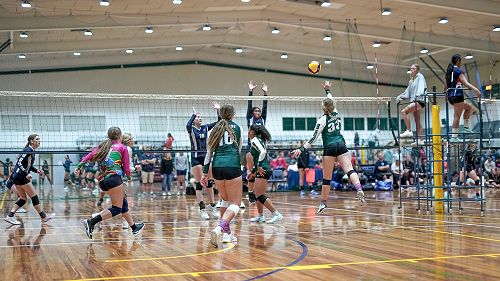 BHS Girls Senior A Volleyball Team 2021 