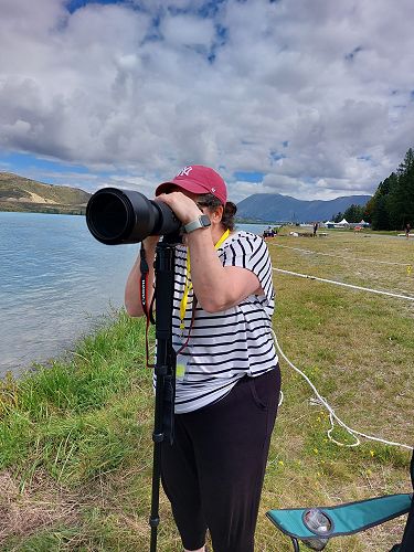 Suzanne Woodgate photographer being photographed