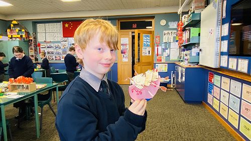 Year 5 Dragon boat craft