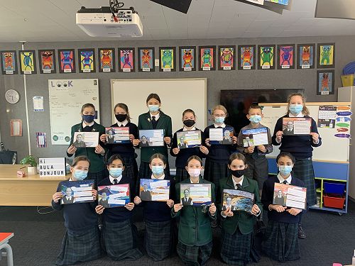 With our finished poems