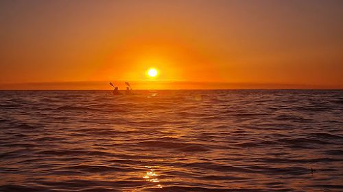 Stunning sunrise - 5:45am rise and shine; on the water at 7:15am