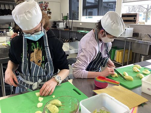 Choosing to learn how to make our own delicious food.