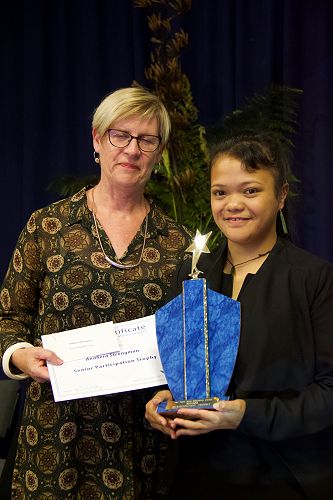 Senior Participation - Anahera Hemopo-Strongman