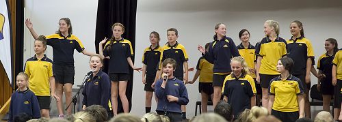 Our Senior Choir entertained us with some popular tunes