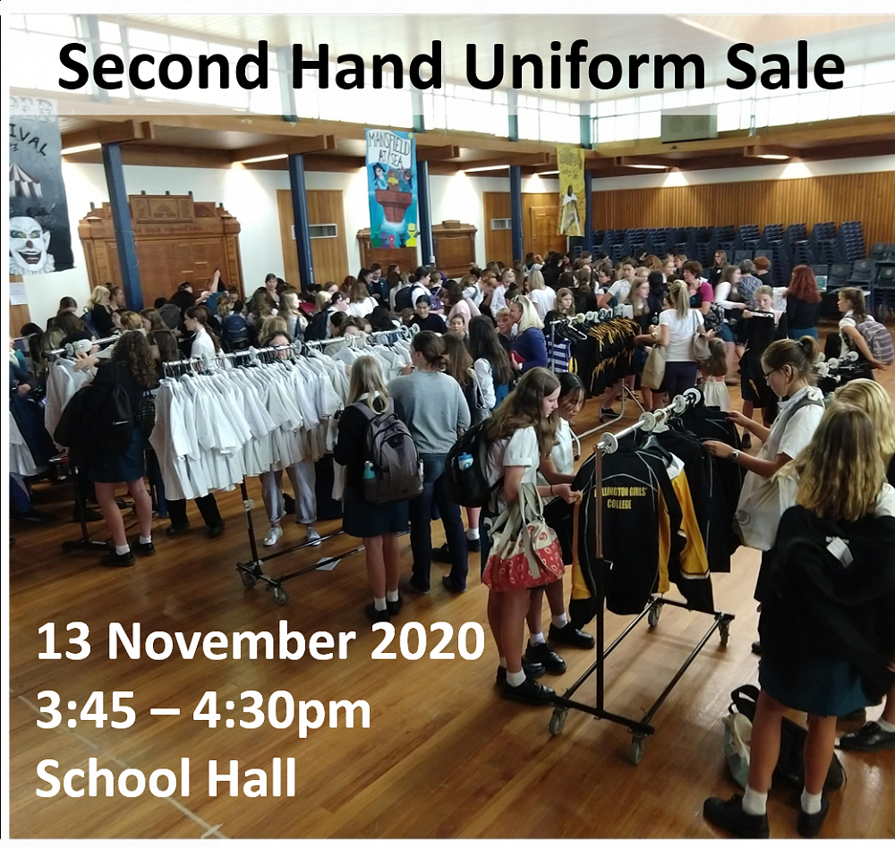 November Used Uniform Sale