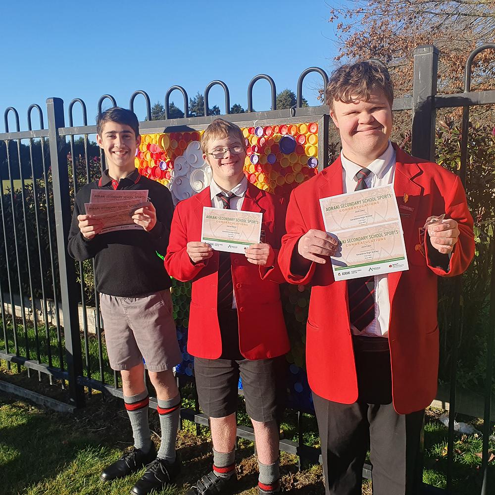 Aoraki Athletics awards Geraldine High School