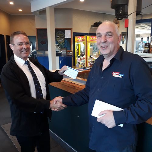 Two cheques were happily received from Bendigo and