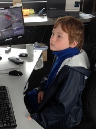 Tyler at the Bus Exchange Control Room