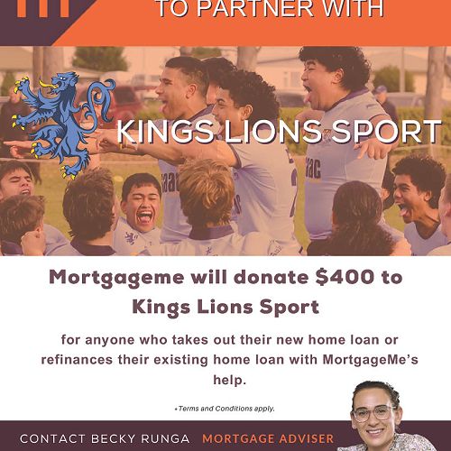 MORTGAGEME IS PROUD TO PARTNER WITH KINGS LIONS SPORT