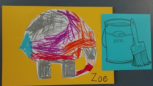 E is for Elmer the Elephant