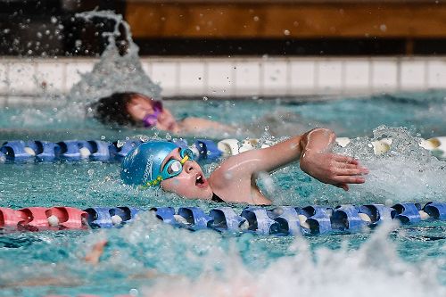 Katie in the freestyle.