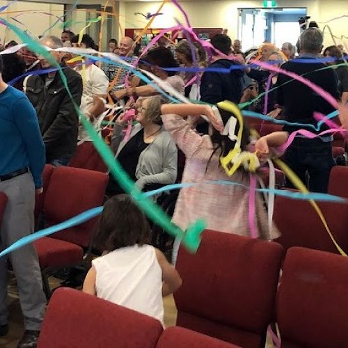 Easter celebration church service