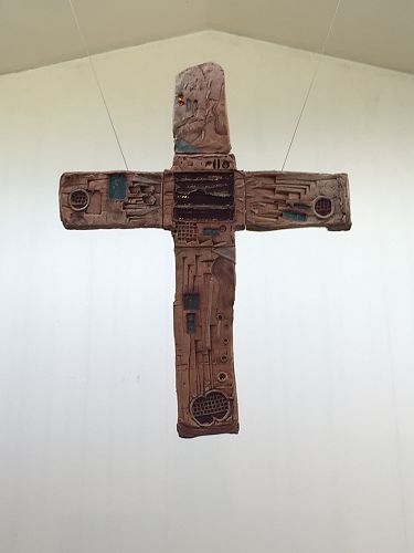 The Cross above the altar, St Nicholas Church, Waverly