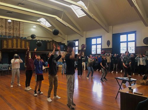 Rehearsal in progress