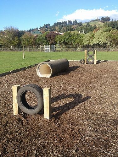 Own wee playground for our friends to play on 