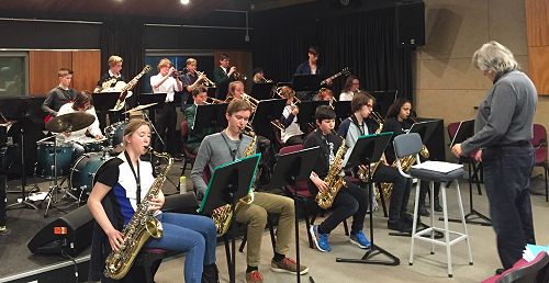  Rodger Fox running the Youth Band workshop