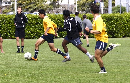 Staff v Prefects Football 2020